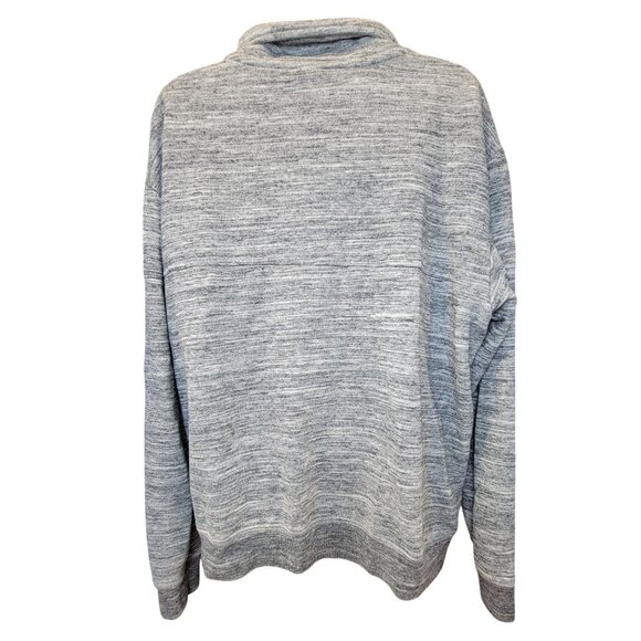 Victorias Secret PINK Womens Half-Zip Pullover Sweatshirt L Gray Heather - Picture 3 of 8